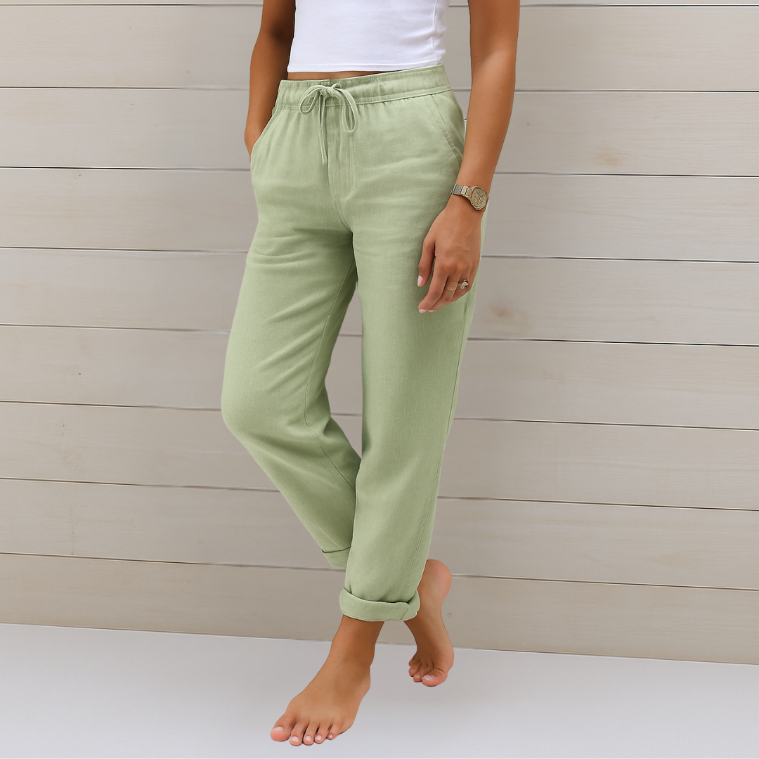 Freya™ Premium Linen Stretch Trousers