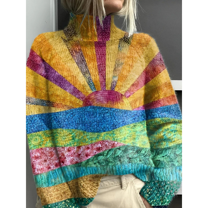 Celu - Vibrant Turtleneck Sweater