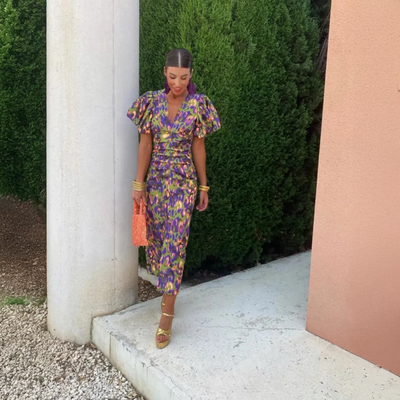 Danuta | Colorful Ruffled Dress