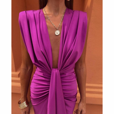 Celina | Elegant Draped Dress