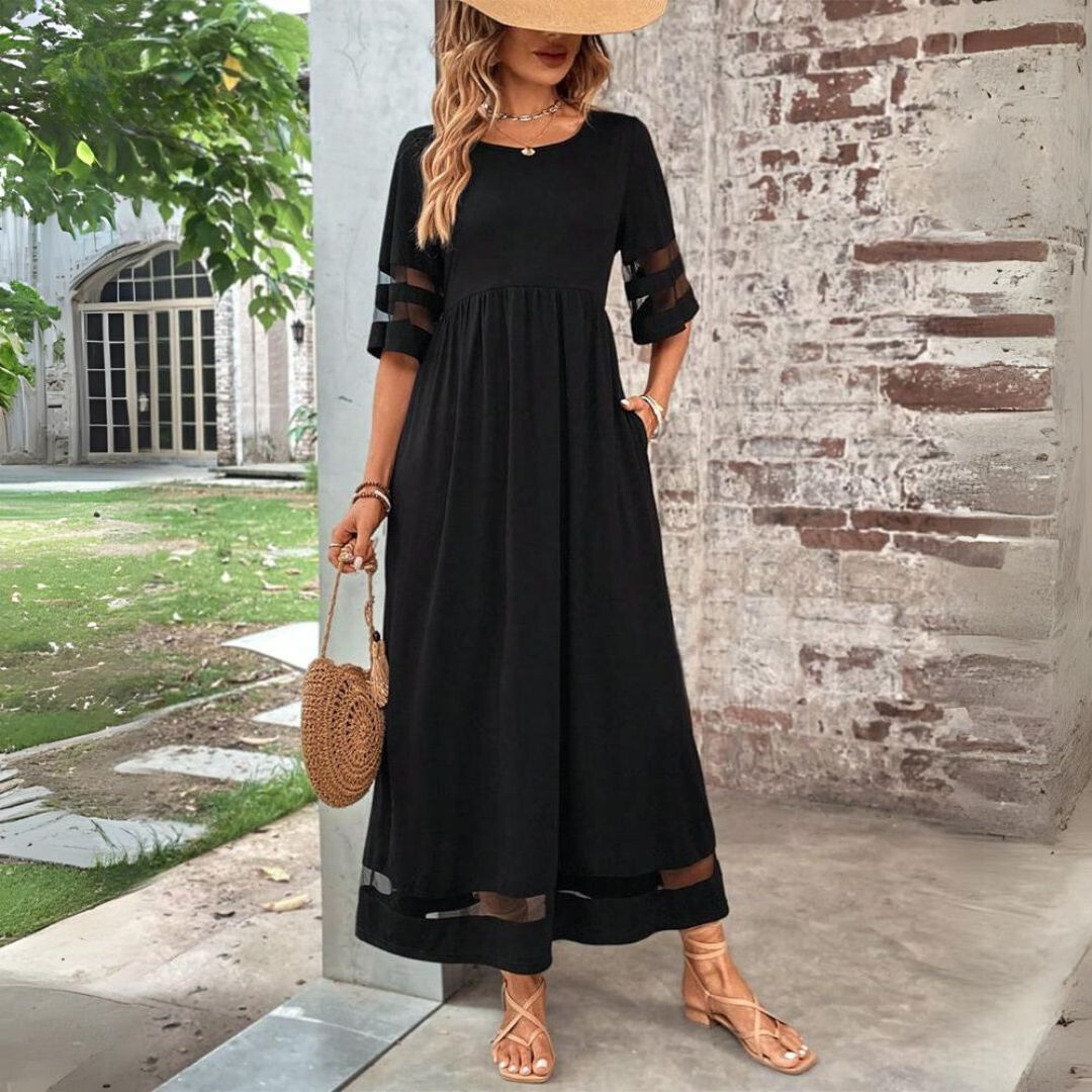 Evelina | Flattering Midi Dress