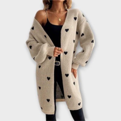 Julia – Heart Pattern Cardigan