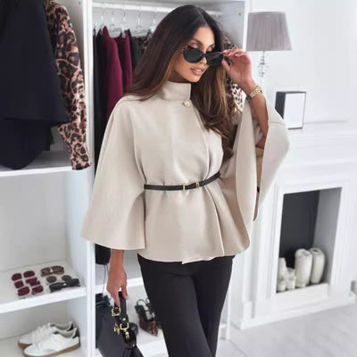 Selviora - Belted Cape Top