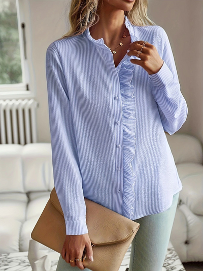 AURORA RUFFLE BLOUSE