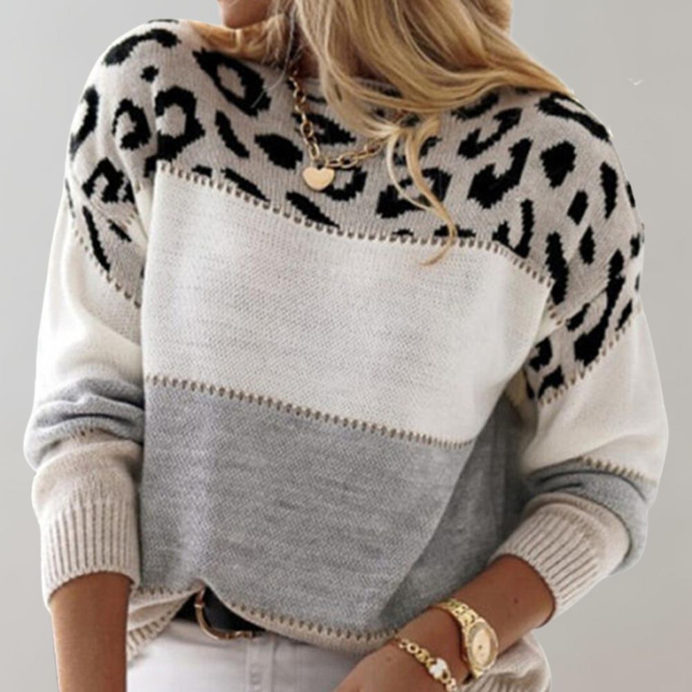 Cheyenne - Leopard Print Casual Hoodie