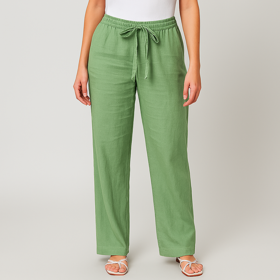 Sienna™ Elegant Tie Waist Linen Pants