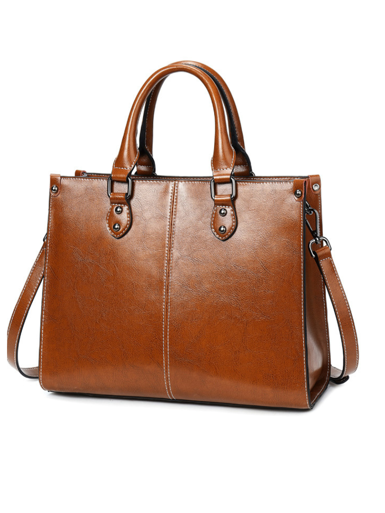SOPHIE LUXE LEATHER HANDBAG