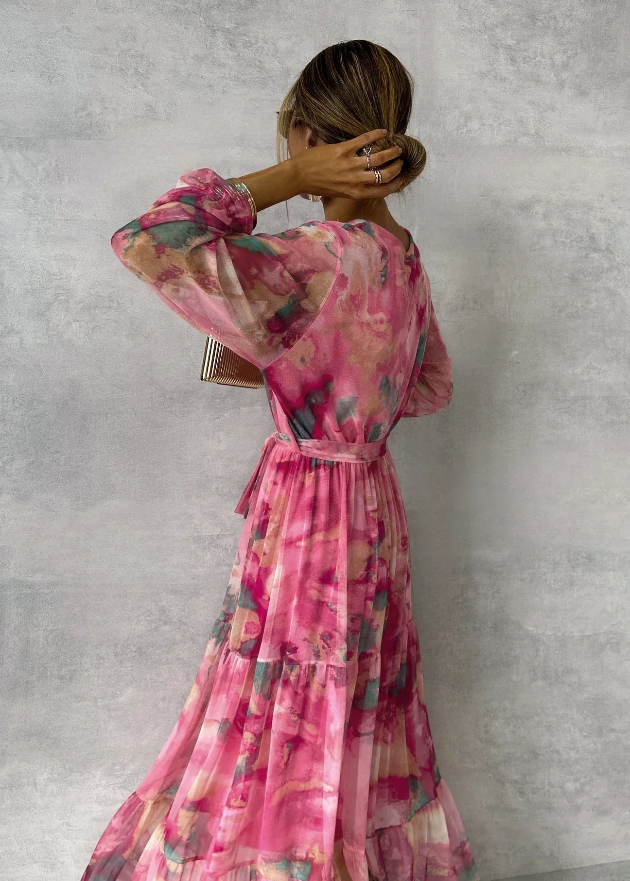 Martha | Wrap Dress with Floral Pattern