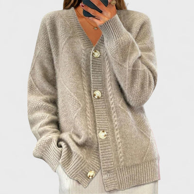 Éloise – Ribbed Knit Cardigan
