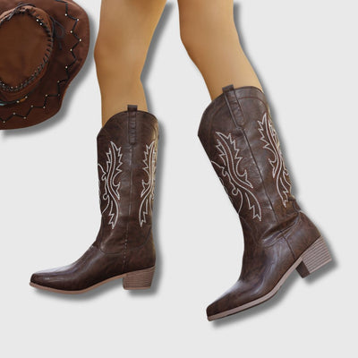 Bridgetta | Cowboy Ankle Boots
