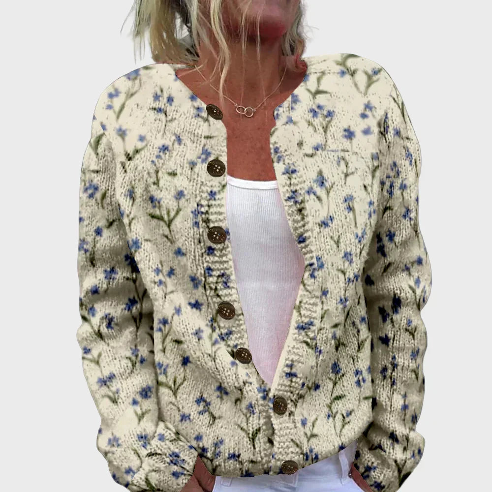 Annie | Elegant Knitted Vest with Pattern