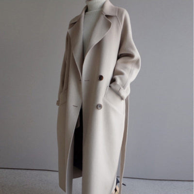 Clara Women's Wool Trench Coat