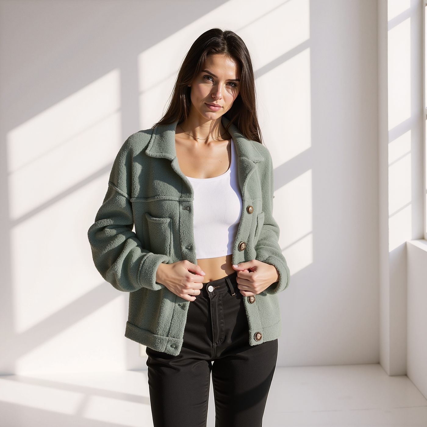 Rowan - Relaxed Fit Button Jacket