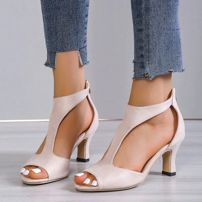 Moira – Zippered High Heeled Sandals (Copy)