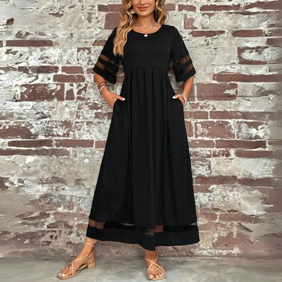 Evelyn | Elegant Maxi Dress With Tummy Coverage