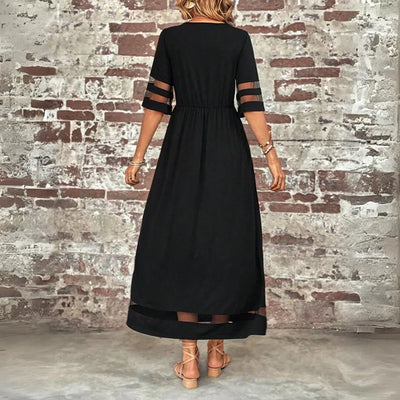 Evelyn | Elegant Maxi Dress With Tummy Coverage