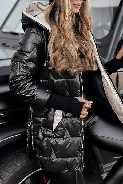 Avery - Luxe Hooded Puffer Coat