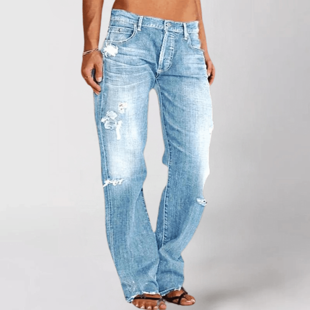 Eveline - Relaxed Fit Wide-Leg Jeans