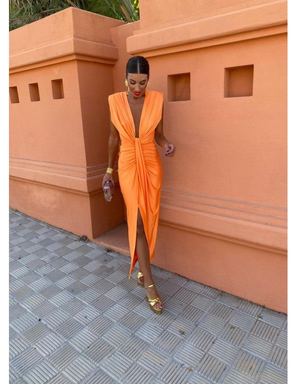 Celina | Elegant Draped Dress