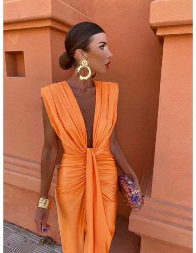 Celina | Elegant Draped Dress