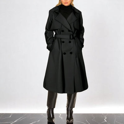 Elodie - Classic Longline Trench Coat